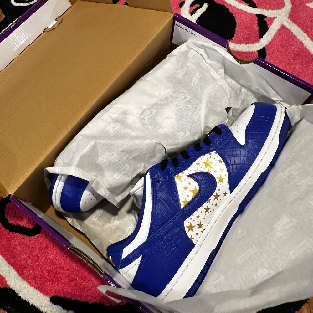 Nike SB Dunk Low Supreme Hyper Royal – Size 11 – Brand New